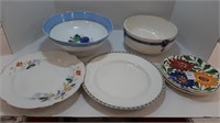 (5) PIECES OF CHINA - PLATES / BOWLS