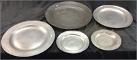 1800’S PEWTER PLATTERS