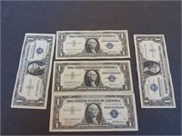 Silver Certificates 5 1957 for one money