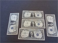 Silver Certificates 5 1957 for one money