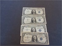 Silver Certificates 4 1957 for one money
