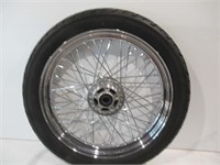 19" H.D Wire Wheel Dual Disk with Tire