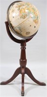 VINTAGE REPLOGLE 16in WORLD CLASSIC GLOBE ON STAND