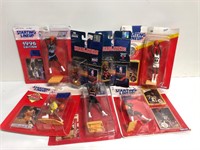Lot of Starting Line up Basketball action figures
