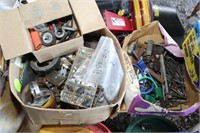 (3) boxes including allen keys, bungee cords,