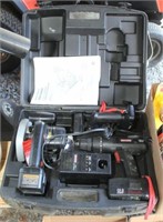 (5) piece Craftsman 18 volt cordless kit to