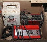 Box lot to include Blitz, Wabash, and RAC battery