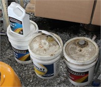(4) containers of oil to include full 5 quart