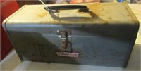 Craftsman tool box with hand tools, wrenches,