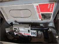 Porter Cable porta band saw with box.