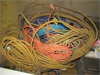 Large group of various extension cords.
