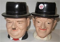 (2) Laurel and Hardy mugs.