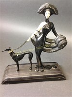 House of Erte "Symphony in Black" porcelain figuri