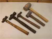 Three Hammers and Two Mallets