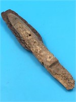 Bone and steel spear head recovered from St. Lawre