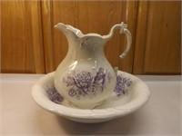 Pitcher and Basin /note handle