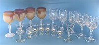 Box lot of misc. drinking glasses