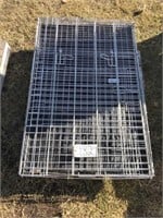Wire dog crate, 42" Long x 27" Wide