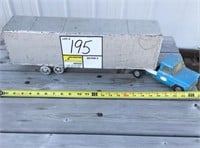 Toy truck trailer was hand made