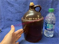 Old crock jug - 9.5in tall (chip)
