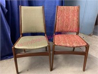 Pair of solid Teakwood chairs