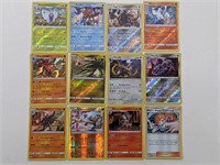 (12) Pokemon Rare Foil Holographic Cards