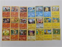 Popular Pokemon Card Lot Pikachu Charmander