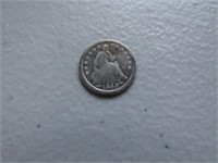 1853 silver half dime