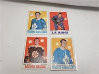 (4) 1970-71 HOCKEY CARDS Topps & O-Pee-Chee #2