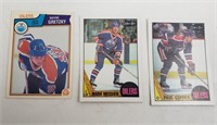 1980's OPC HOCKEY CARDS Gretzky Coffey Messier #2