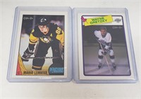 1980s OPC HOCKEY CARDS Wayne Gretzky Mario Lemieux