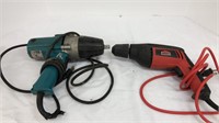 3/8” drill and 1/2” impact wrench