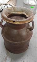 Antique Brown Colored cream Can- 17 inches tall