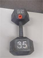 35 lb Dumb bell
