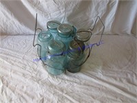 OLD BLUE JARS