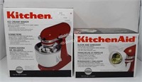 KitchenAid Slicer/Shredder & Ice Cream Maker - K