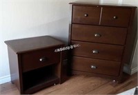 Bedside Table & Matching Dresser - BR