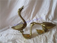 BRASS GEESE AND SWANS