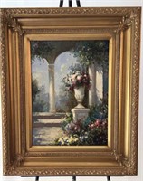Classical Garden Oil Painting