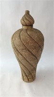Large Spindled Finish Amphora Bottle