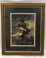 Print of Circassian soldier