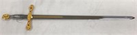 Franklin Mint 24 kt Excalibur Sword