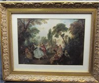 Framed Victorian Print 1, Nicely Matted and Framed