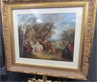 Framed Victorian Print 2, Nicely Matted and Framed