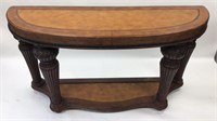 Leather Top Console/Hall Table