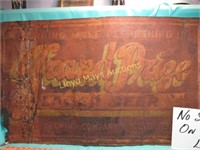 Grand Prize Beer Antique Metal Advertising Sign