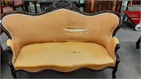 CARVED VICTORIAN SETTEE