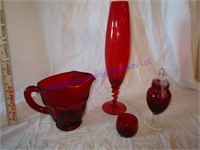RUBY RED GLASS