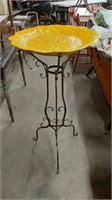 WROUGHT  IRON DECORATOR STAND