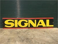 2 Piece Signal Fuel Enamel Sign